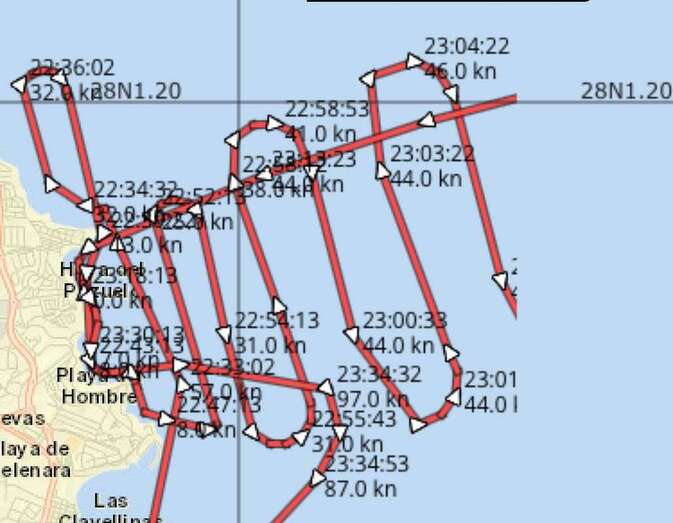 Imagen del vuelo que realizó el Helimer 202 de Salvamento Marítimo / TA